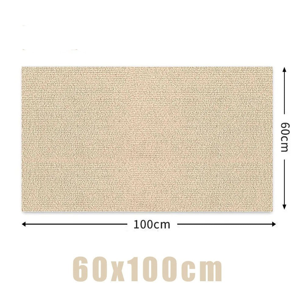 Griffoir mural chat beige 100 cm par 60 cm