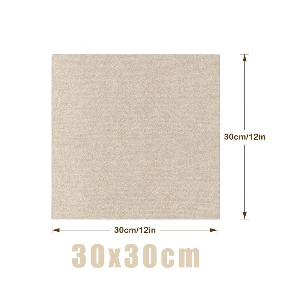Griffoir mural chat beige 30 cm par 30 cm
