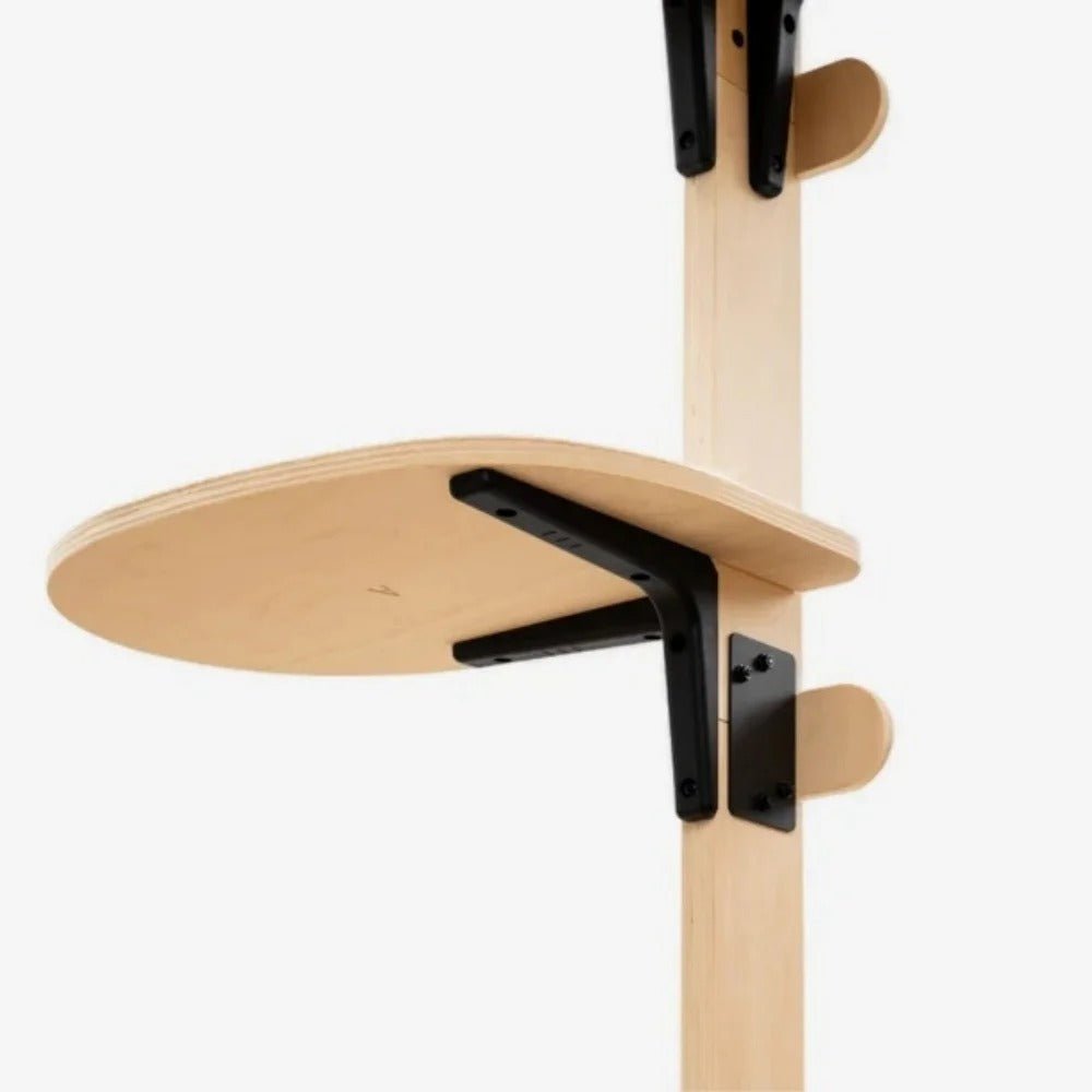 perchoir sécuritaire de l'arbre à chat design le quatuor félin