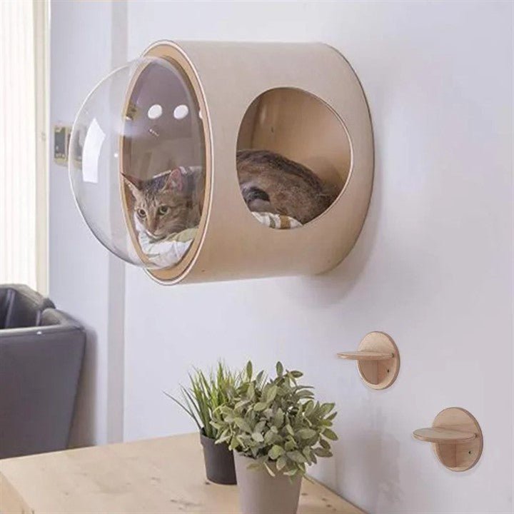 ARBRE Ă CHAT EN BOIS - KIT SPATIAL - Passion Murale