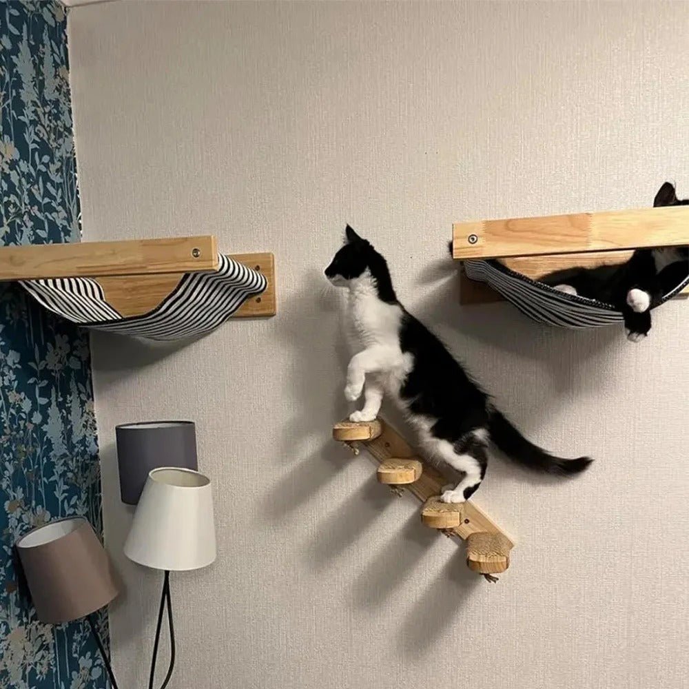 chat explore arbre a chat murale paradis vertical
