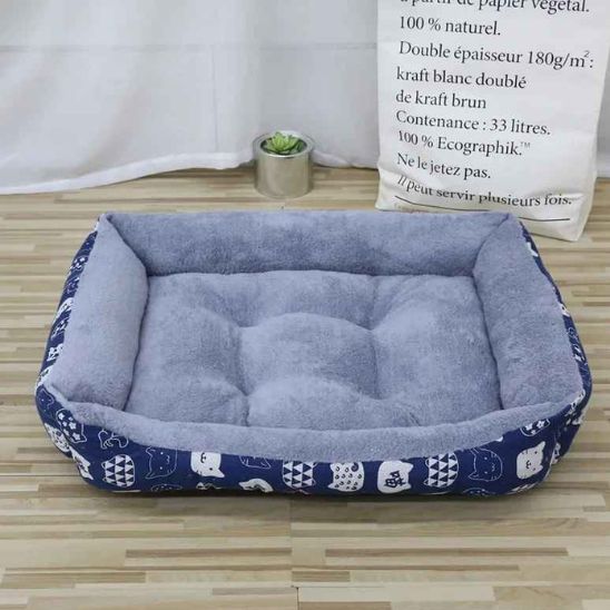 Coussin chat bleu gris Dodo'Ronron