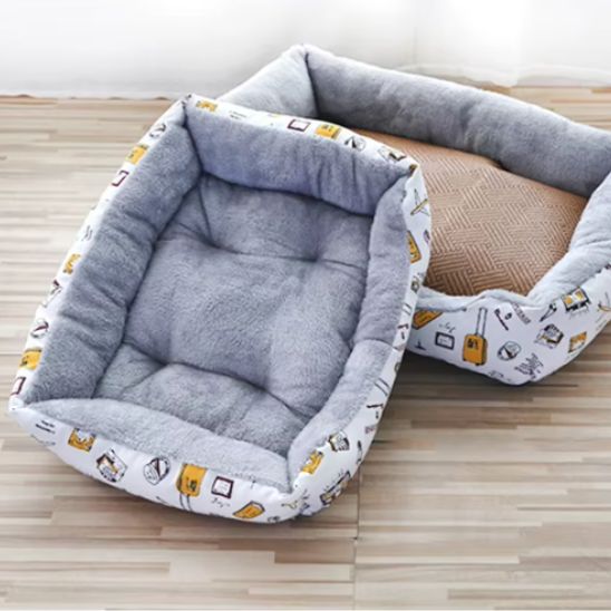 deux couleurs differentes coussin chat Dodo'Ronron