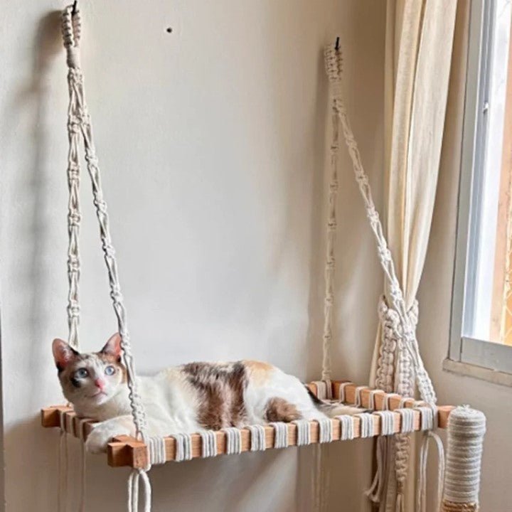 Hamac à chat | Chatmacramé - Passion Murale