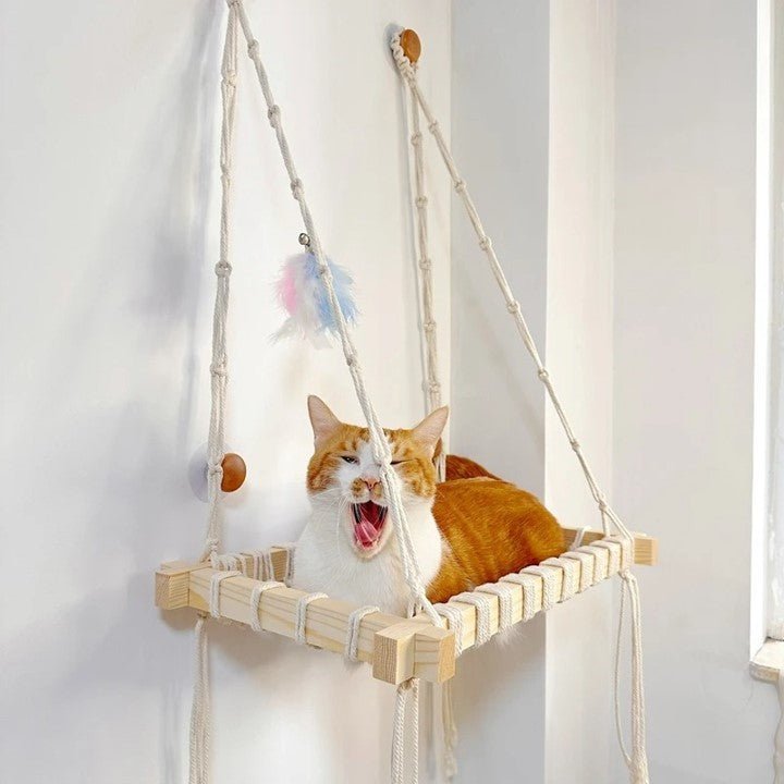 Hamac à chat | Chatmacramé - Passion Murale