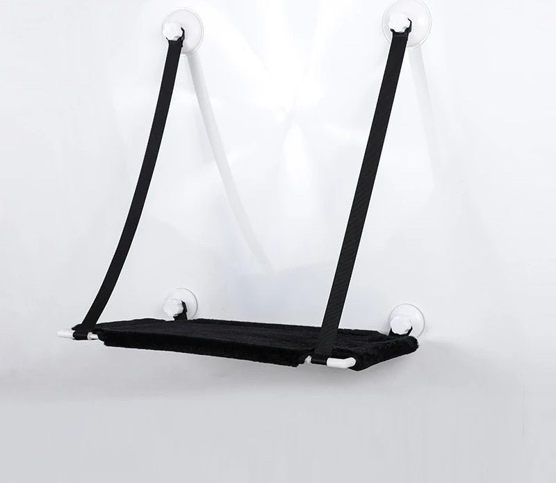 hamac fenetre chat noir