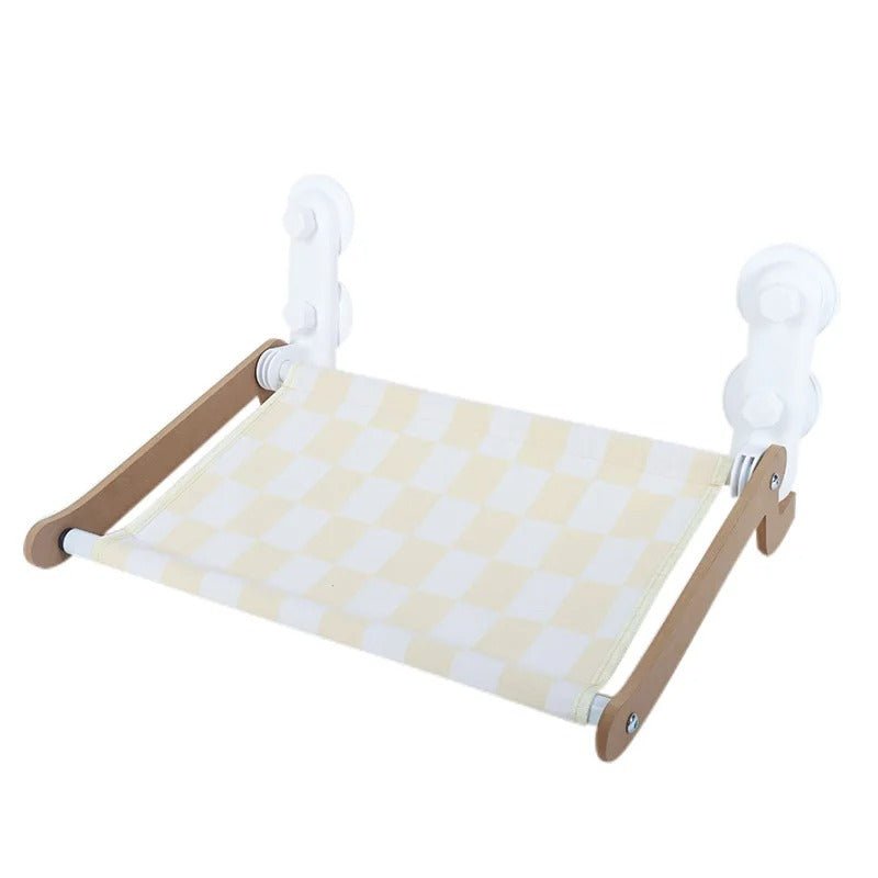 hamac beige blanc