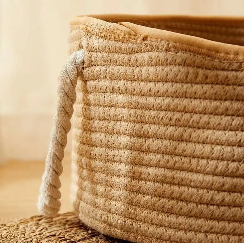 panier chat rotin Rotinou
