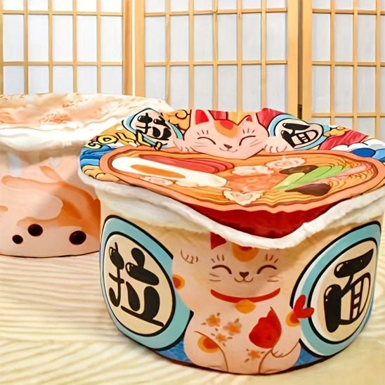 panier pour chat avec couvercle fermé Ramencat