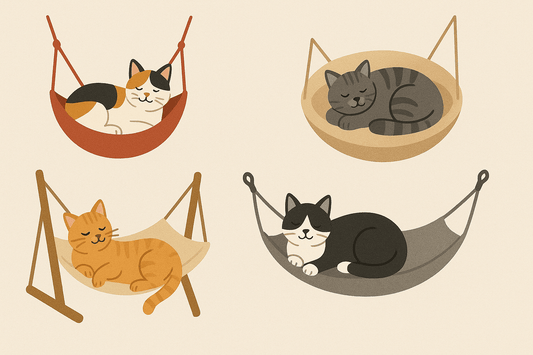plusieurs modèles de hamac pour chat