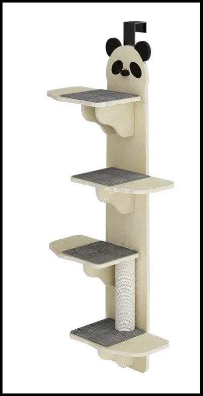 ARBRE A CHAT BEIGE-TOP PALIERS PANDA