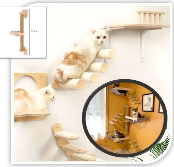 ARBRE A CHAT MURAL-TOPCOURBE