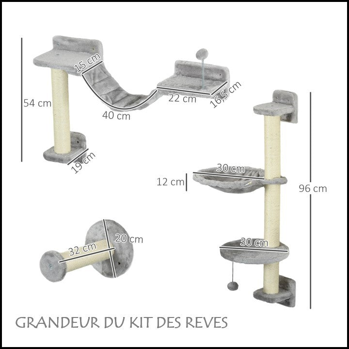 ARBRE À CHAT PAS CHER-KIT DES REVES