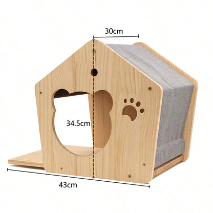Chat Niche Luxueuse Mesure Maison Mickey