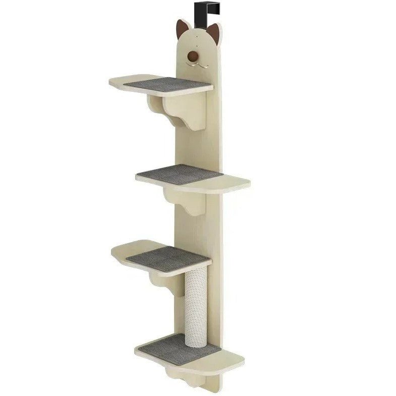 ARBRE A CHAT BEIGE - TOP PALIERS MINOU - Passion Murale