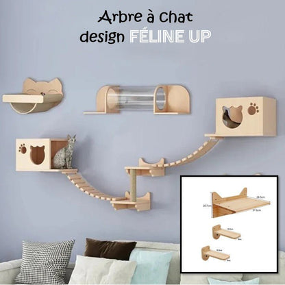 Arbre à chat design - Féline Up - Passion Murale