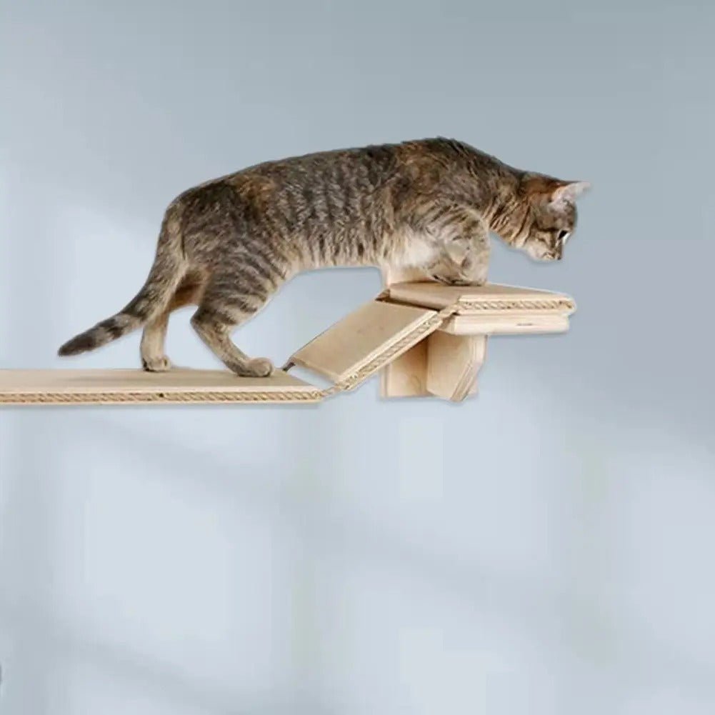 ARBRE À CHAT DESIGN - LA PASSERELLE - Passion Murale