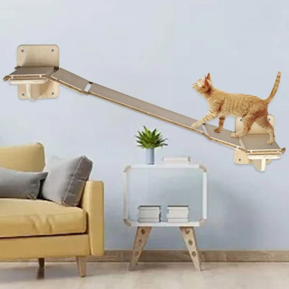 ARBRE À CHAT DESIGN - LA PASSERELLE - Passion Murale