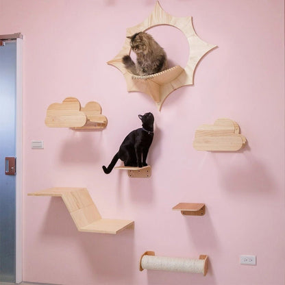 ARBRE À CHAT DESIGN - LACOURBE - Passion Murale