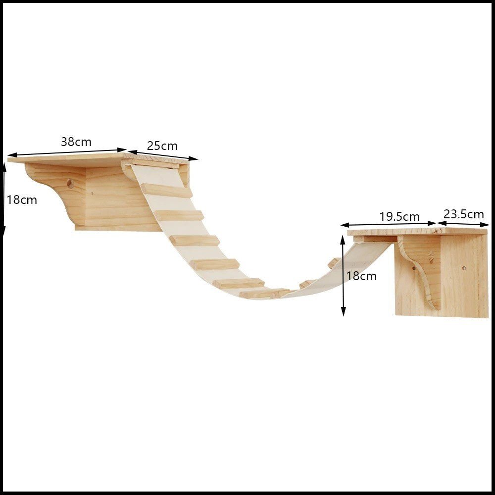 ARBRE À CHAT DESIGN - PONT TOP PLATEFORME - Passion Murale