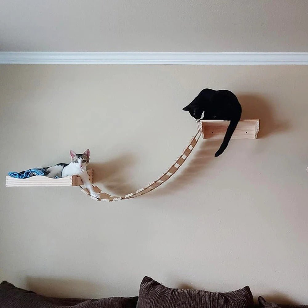 ARBRE À CHAT DESIGN - PONT TOP PLATEFORME - Passion Murale
