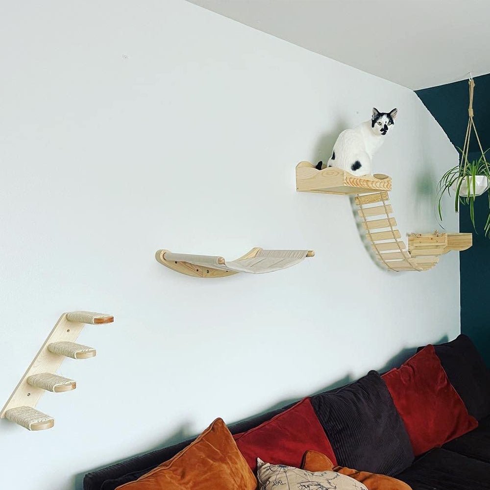 ARBRE À CHAT DESIGN - PONT TOP PLATEFORME - Passion Murale