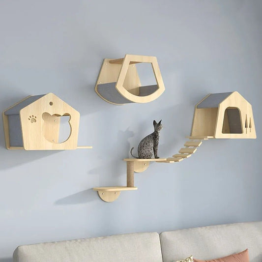 Arbre à chat mural | Kit Zénitude - Passion Murale