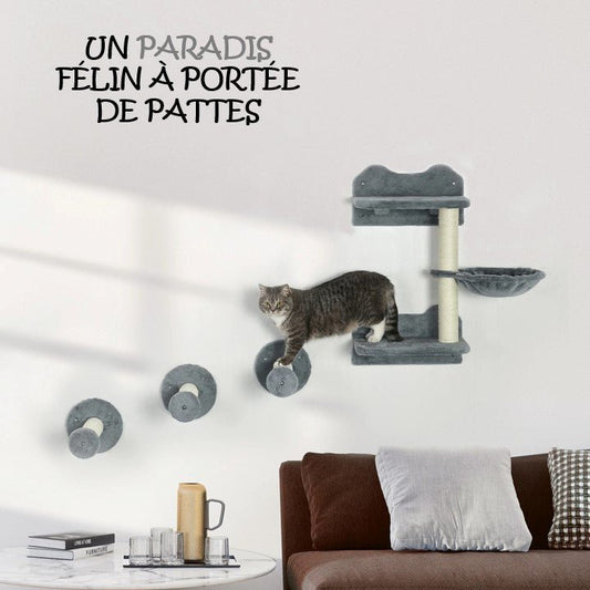 Arbre à chat mural | Top Combinaison - Passion Murale