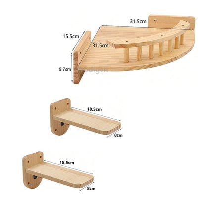 mesures de arbre a chat murale CompactPerch