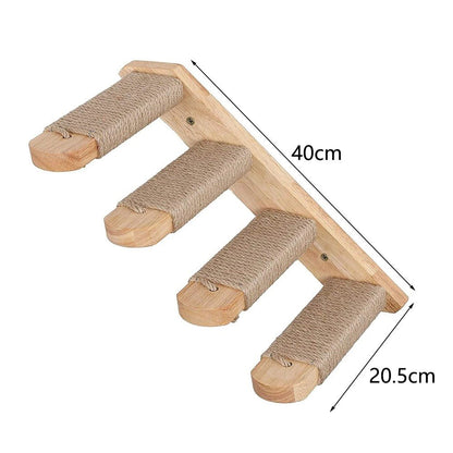 arbre à chat murale escalier bois dimensions produit