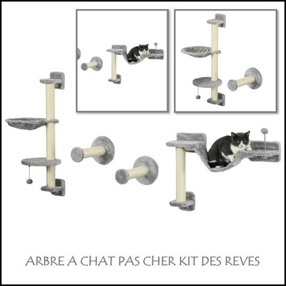 ARBRE À CHAT PAS CHER - KIT DES REVES - Passion Murale
