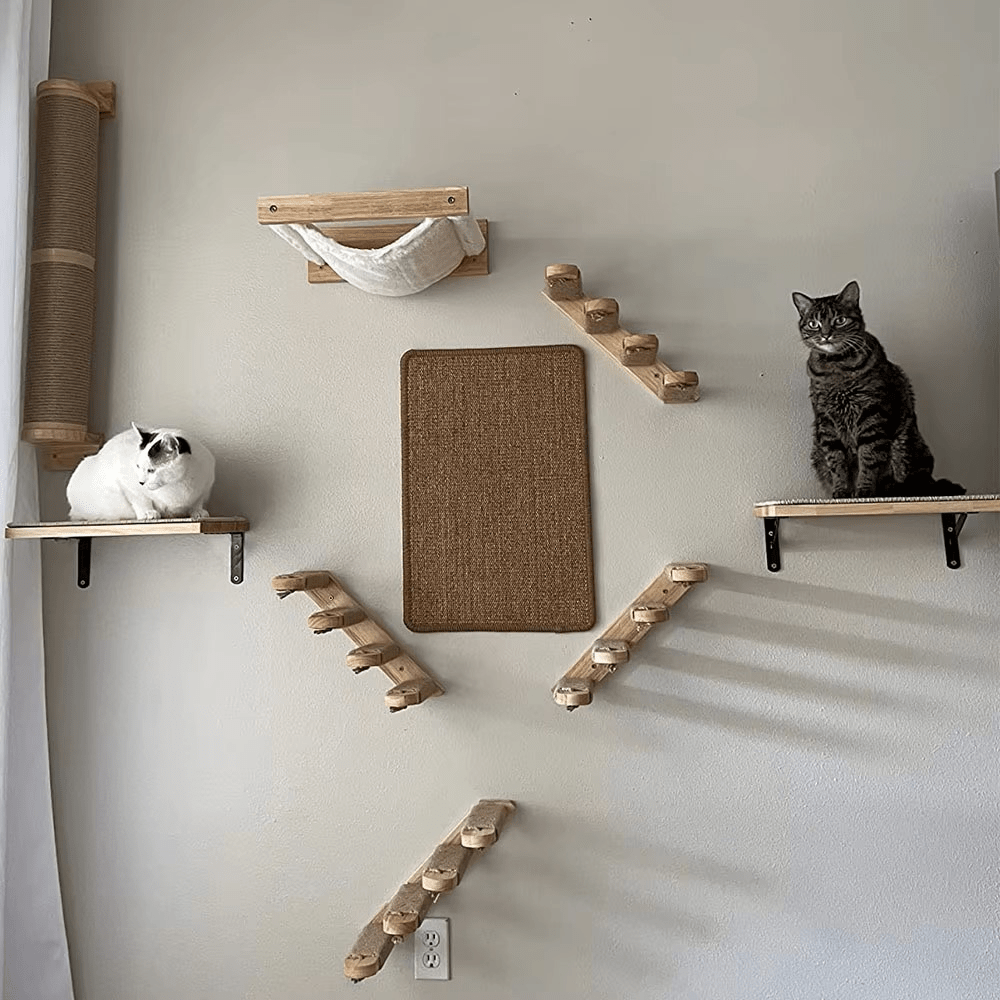 superbe parcours avec arbres a chat mural ModulChat