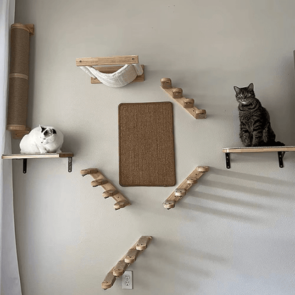 superbe parcours avec arbres a chat mural ModulChat