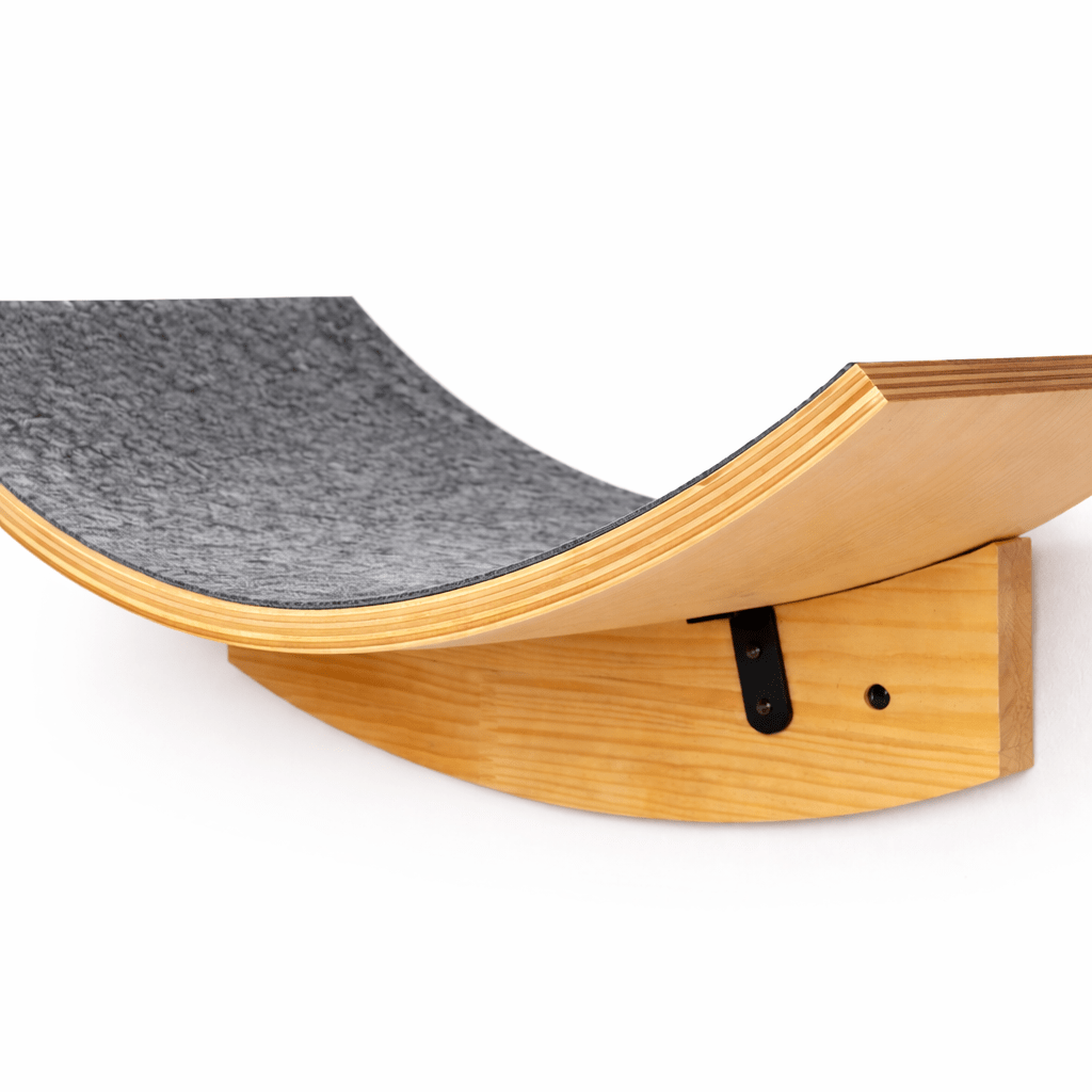 arbres chat muraux en bois détail hamac mural pour chat