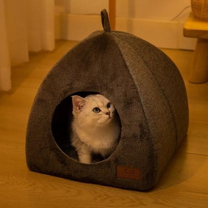 chat niche cocoon lit douillet sommeil profond