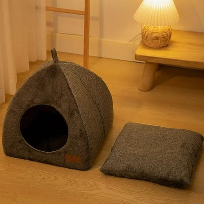 chat niche avec coussin amovible confort maximal