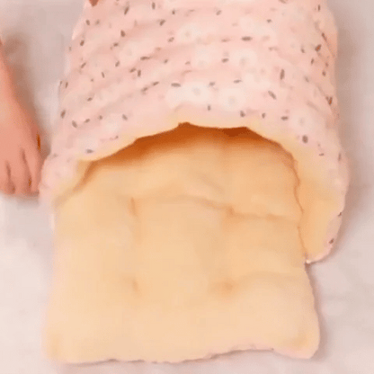 coussin à chat cocon souple et enveloppant