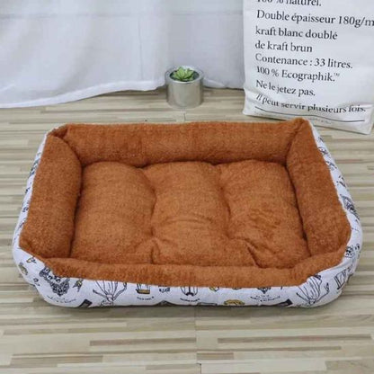 Coussin chat blanc marron Dodo'Ronron