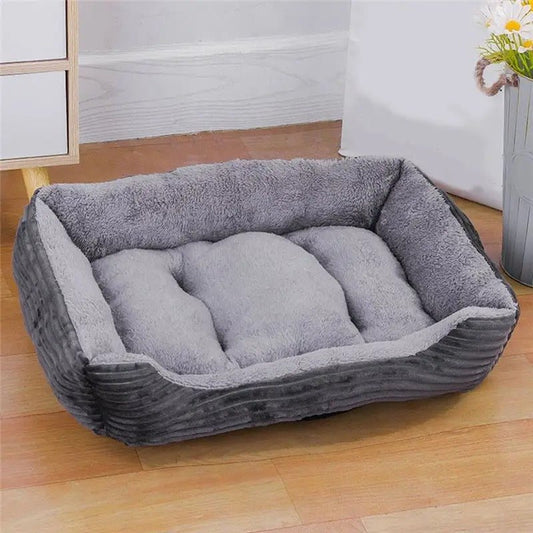 panier pour chat gris doux et moelleux usage intérieur