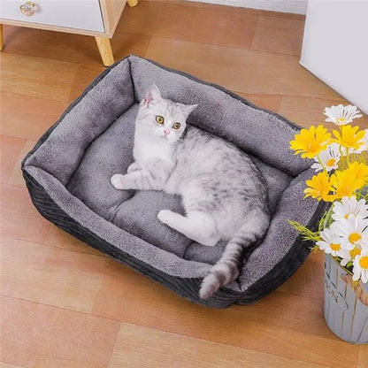panier pour chat gris design élégant pour intérieur