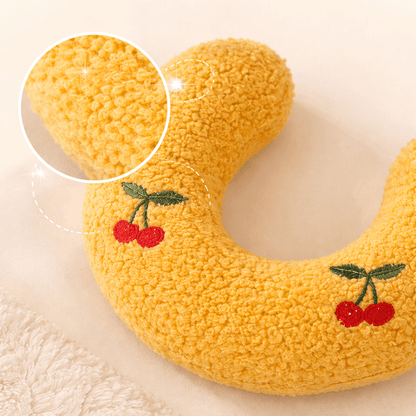 coussin pour chat texture peluche douce détail matière