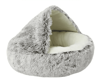 panier coussin pour chat marron confortable cocon