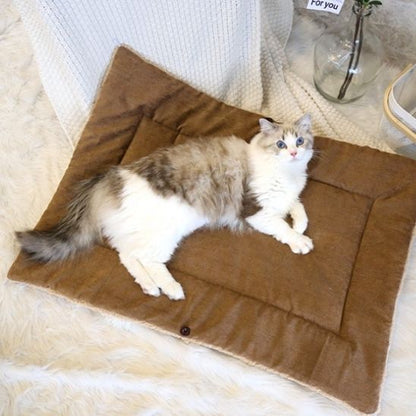 coussin pour chats confortable transformable panier mode plat