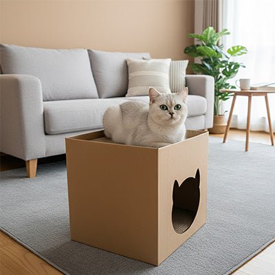 griffoir carton chat design discret intégration salon