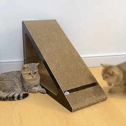 griffoir chat design avec balle rotative jeu intégré chat qui joue