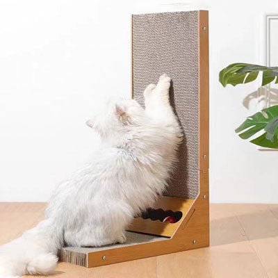 griffoir design chat en carton ondulé structure en l'utilisation verticale