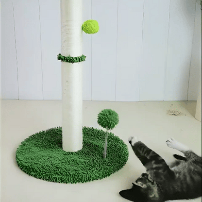 griffoir design palmier chat jeu intéractif mouvement