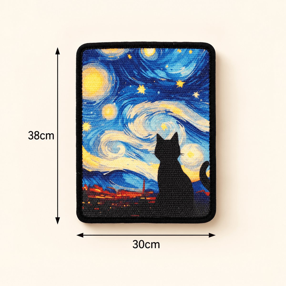 griffoir mural chat dimensions 38x30cm