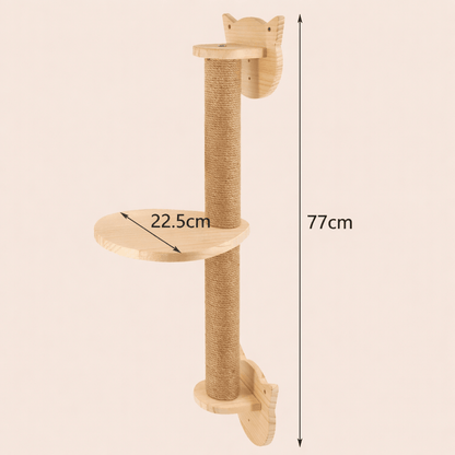griffoir mural chat dimensions 77cm 22.5cm