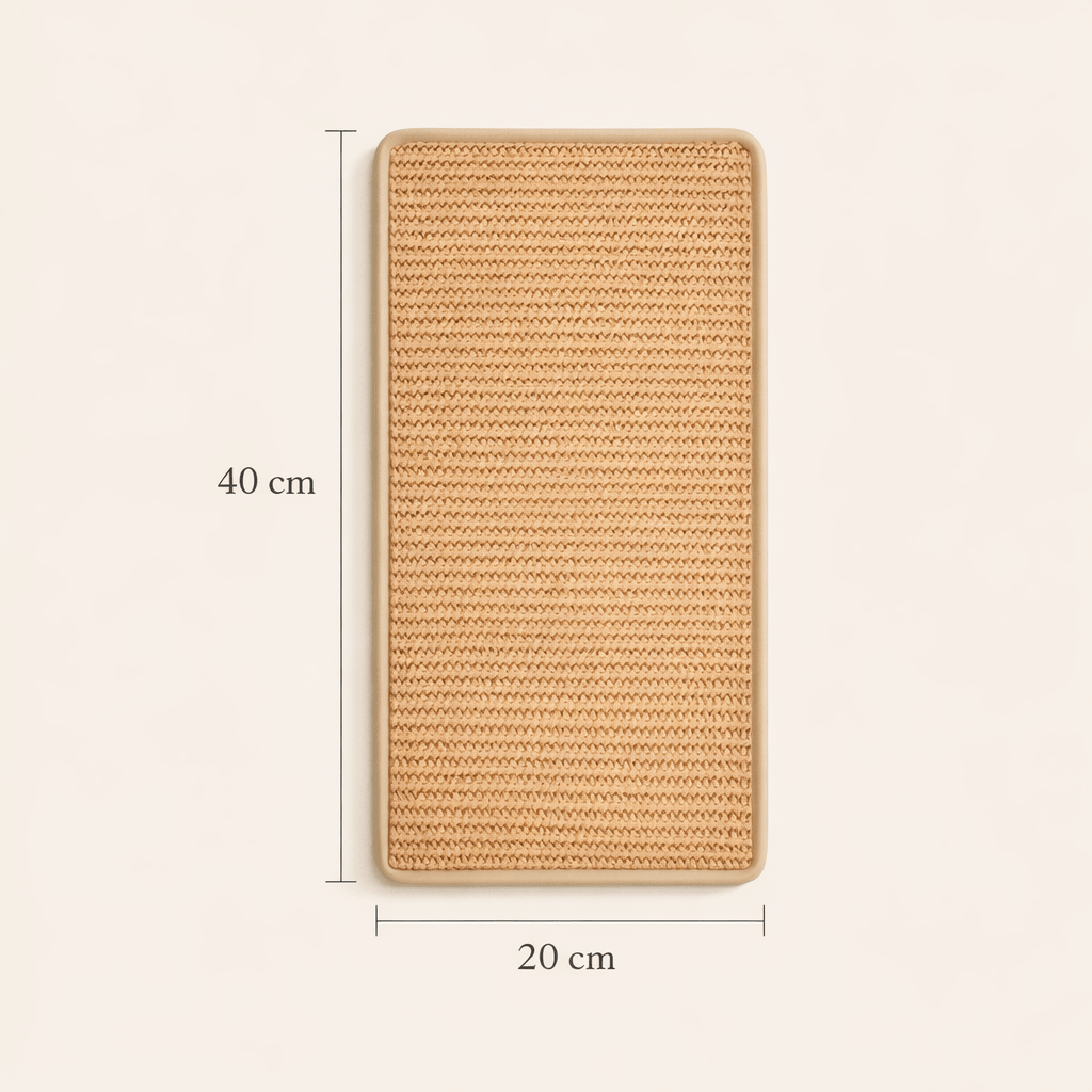 griffoir mural chat dimensions 40x20cm tapis griffage